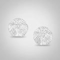 Earrings Touch - Gold Plated Stainless Steel Elegant Earrings