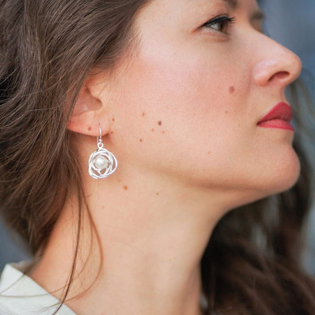 Earrings Twist - Gold Plated Twisted Design Earrings