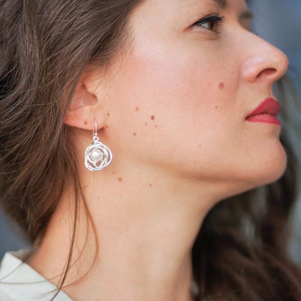 Earrings Twist - Gold Plated Twisted Design Earrings