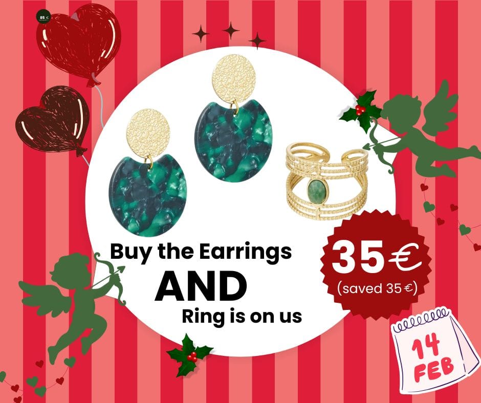 Polly Ohrringe + Gratis Ring