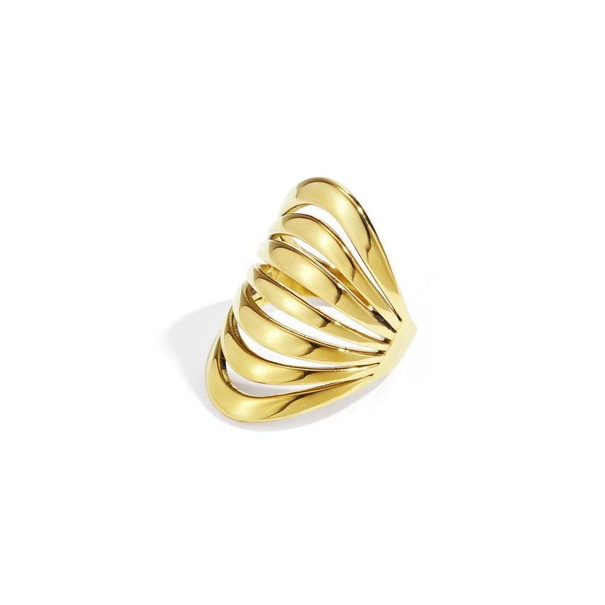 Cher - Open Design Gold Ring
