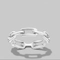 Ring Unity - Sterling Silver Chain Link Ring