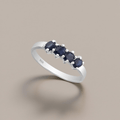 Ring Night - Sterling Silver Elegant Evening Ring