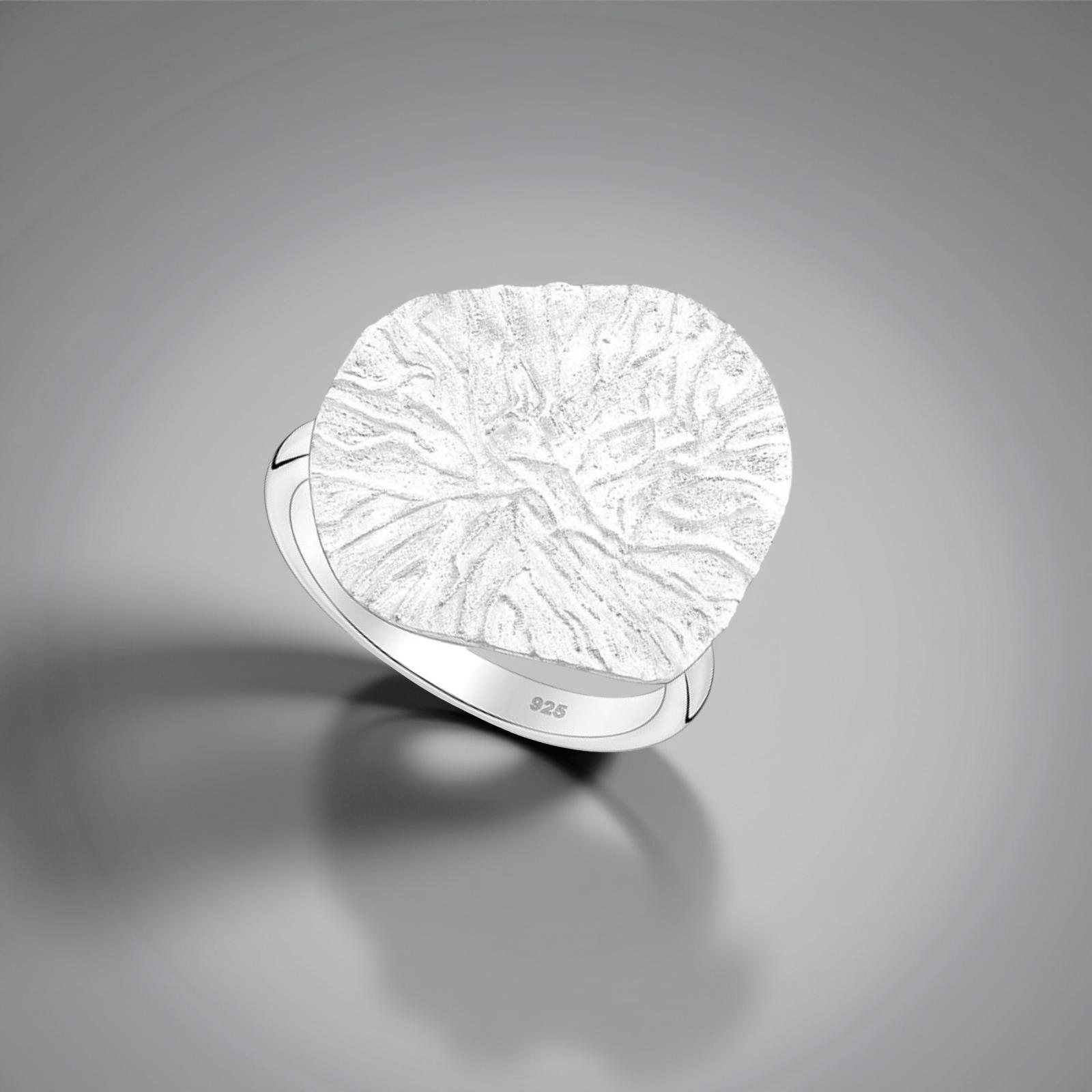 Ring Touch - Sterling Silver Elegant Minimalist Ring