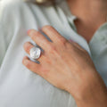 Ring Touch - Sterling Silver Elegant Minimalist Ring
