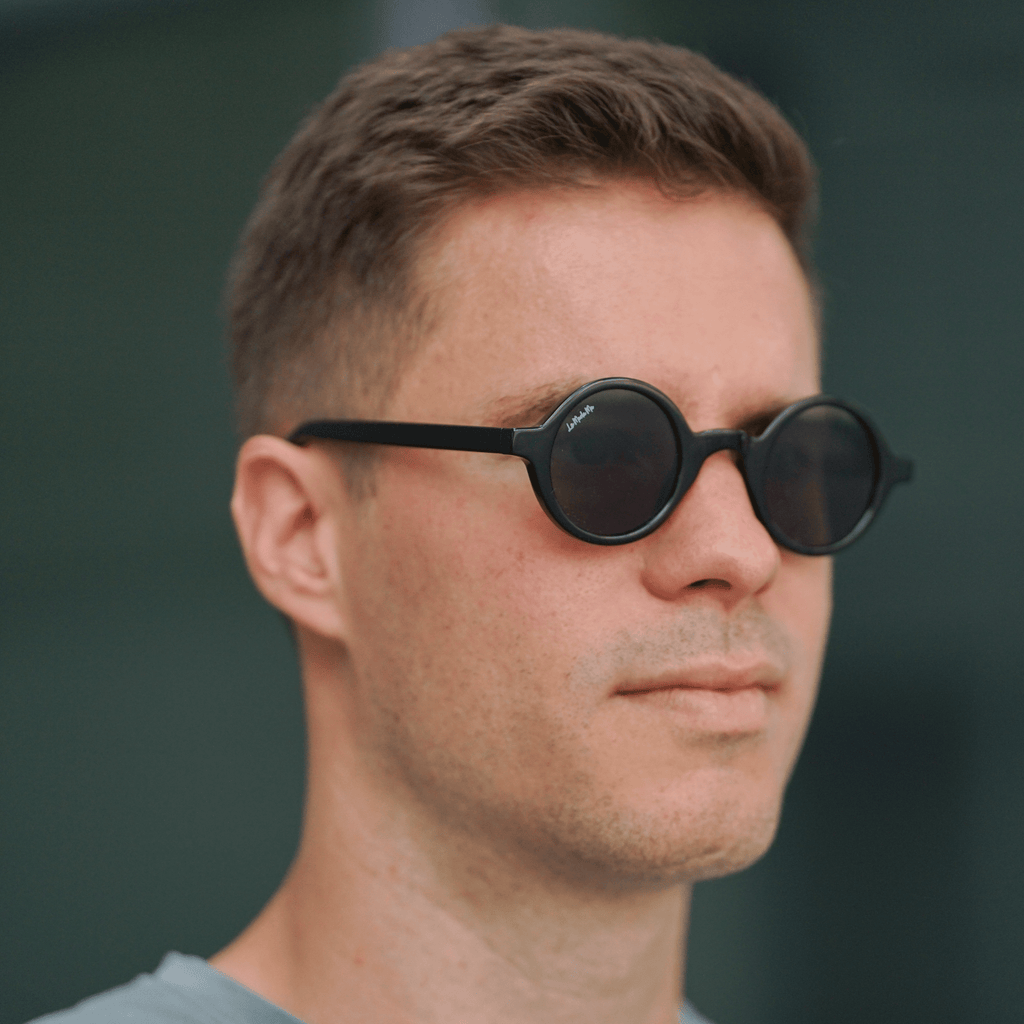 Barcelona Black Sunglasses - Minimalist UV400