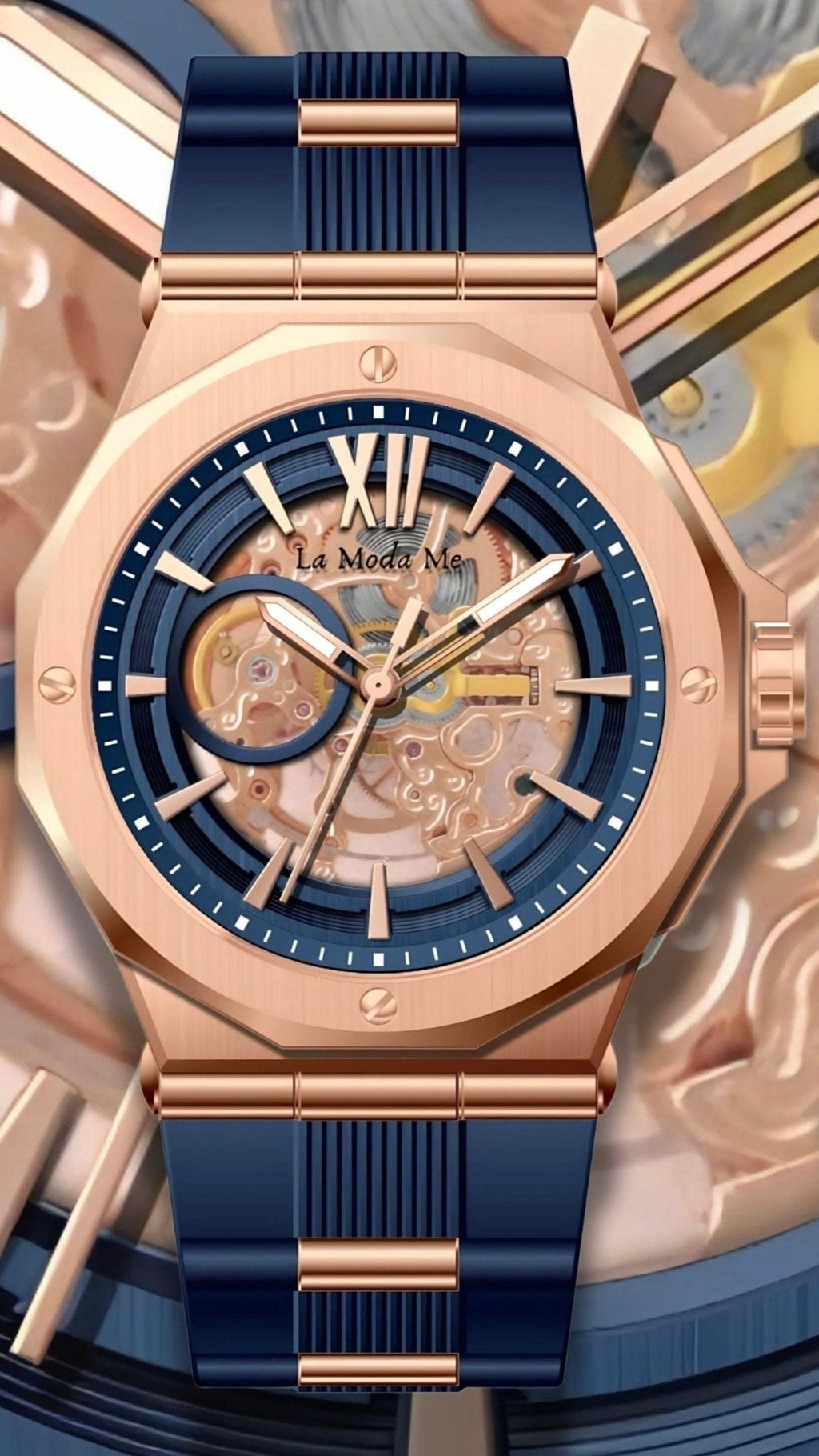 Blue Mirage of the Gulf Watch - Premium Luxury Timepiece