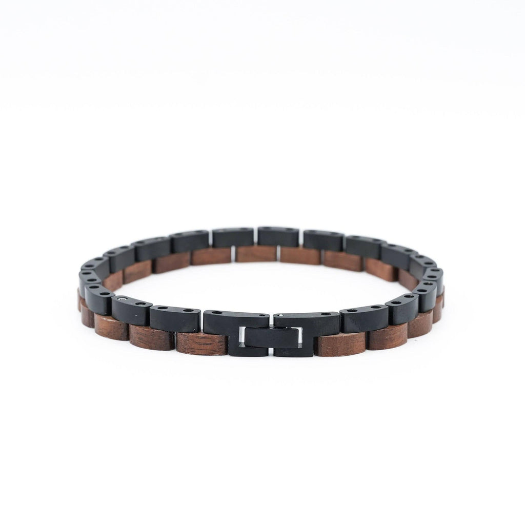 Wooden Set Berlin Nights - Eco-Friendly Watch & Bracelet Bundle-4