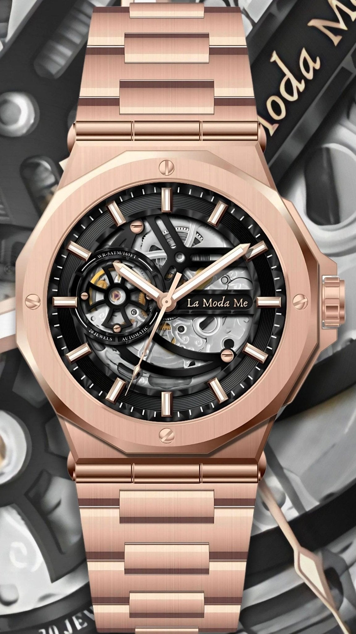 Rubros Jewel Gold Watch - Luxury Gold Timepiece