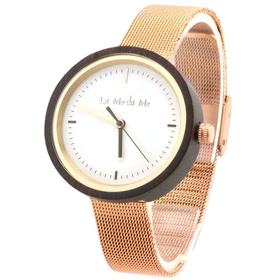 Watch Lumin Rosegold - Eco-Friendly Minimalist Round Timepiece