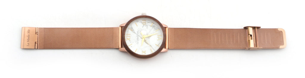 Watch Aurora Rose - Eco-Friendly Rosegold & Walnut Luxury Timepiece