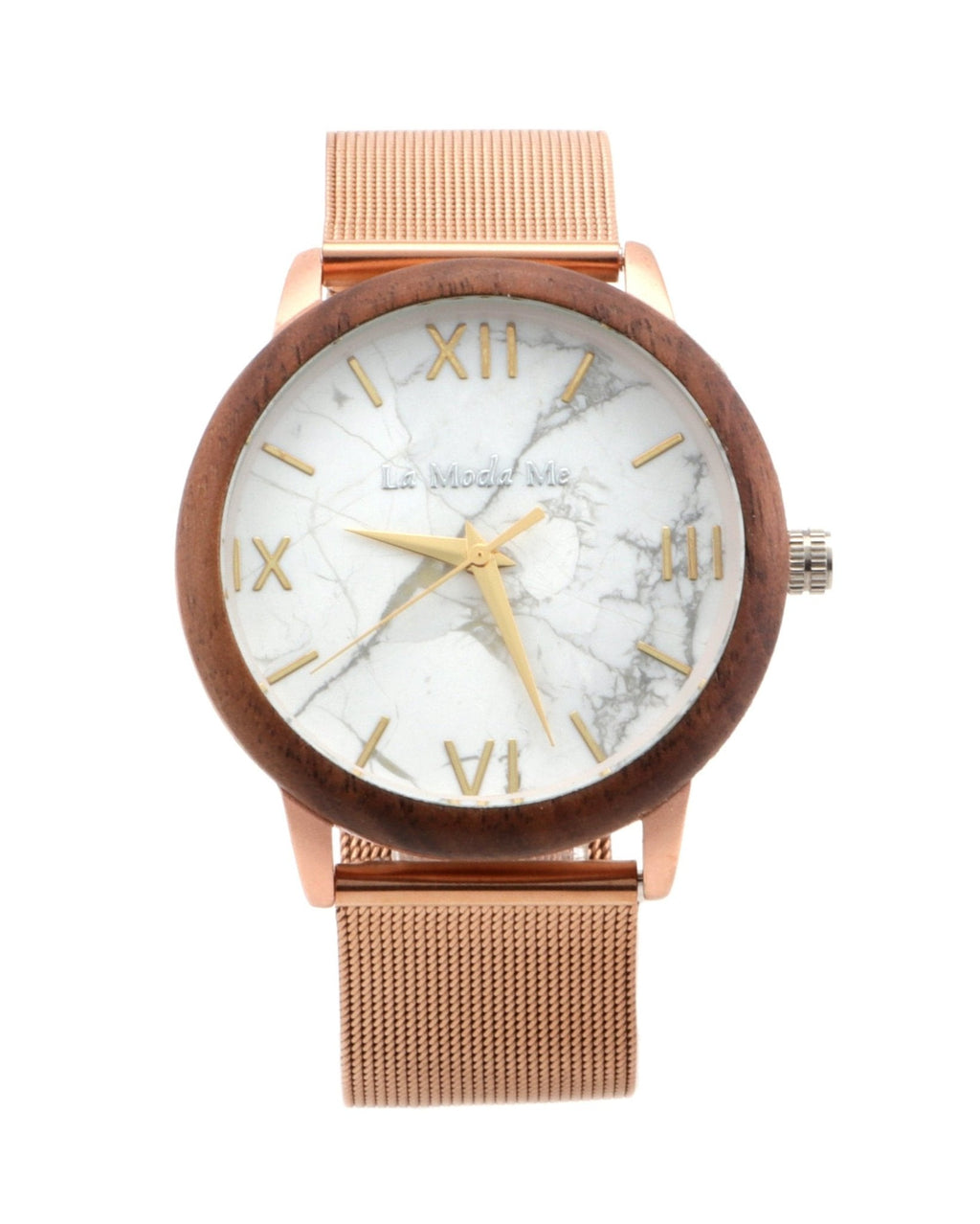 Watch Aurora Rose - Eco-Friendly Rosegold & Walnut Luxury Timepiece