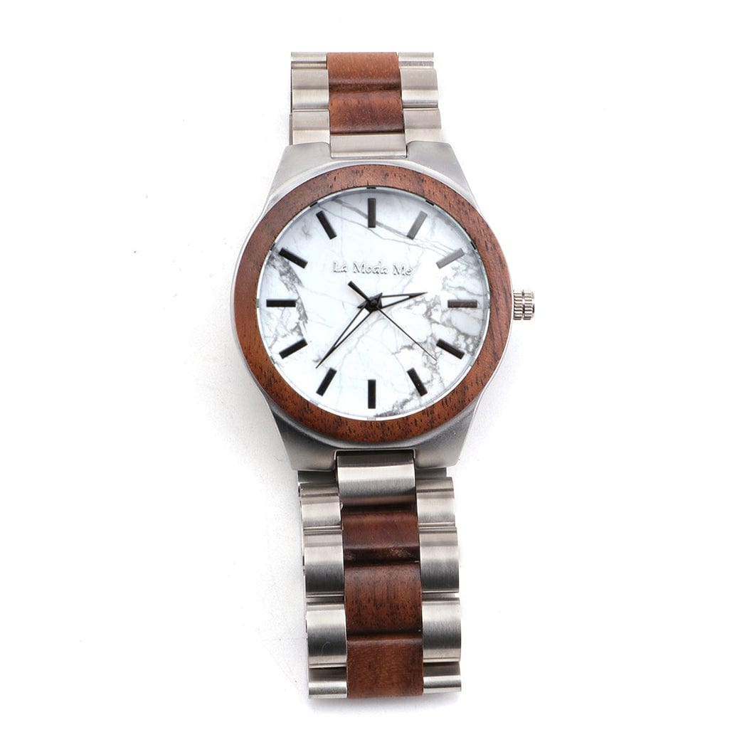 Watch Madira - Eco-Friendly Walnut & Steel Elegant Timepiece-2