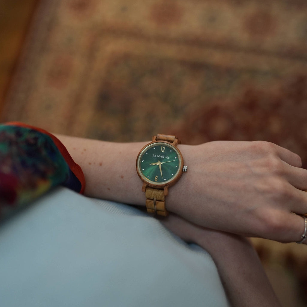 Watch Viridis Olivewood Green - Eco-Friendly Elegant Timepiece-2