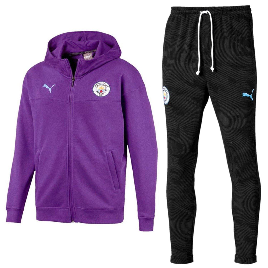 Manchester City violet Casual presentation tracksuit 2019/20 - Puma