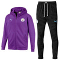 Manchester City violet Casual presentation tracksuit 2019/20 - Puma
