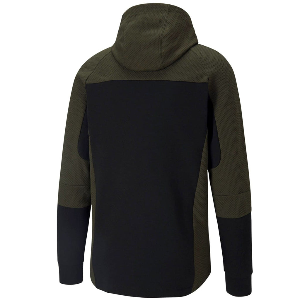 Manchester City Evostripe hooded presentation tracksuit 2021 green - Puma