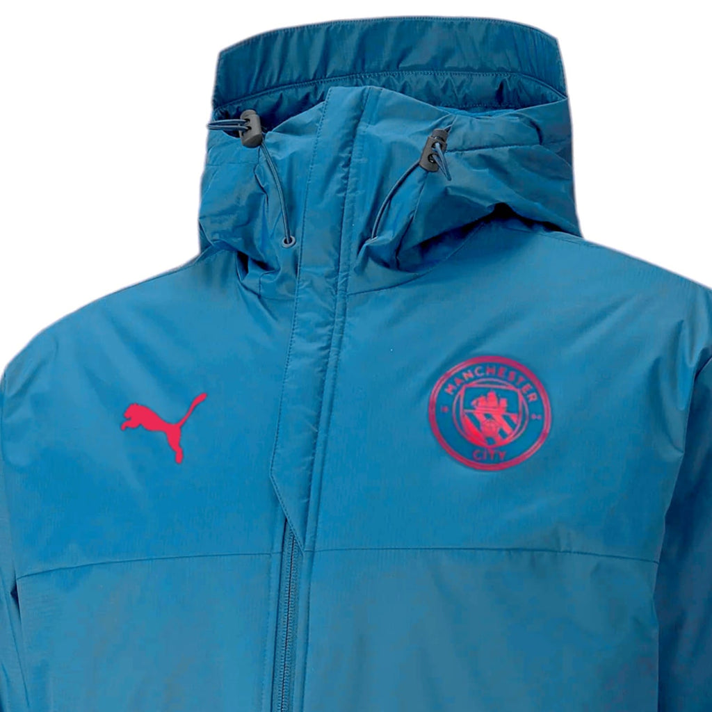Manchester City UCL soccer bench padded jacket 2021/22 - Puma