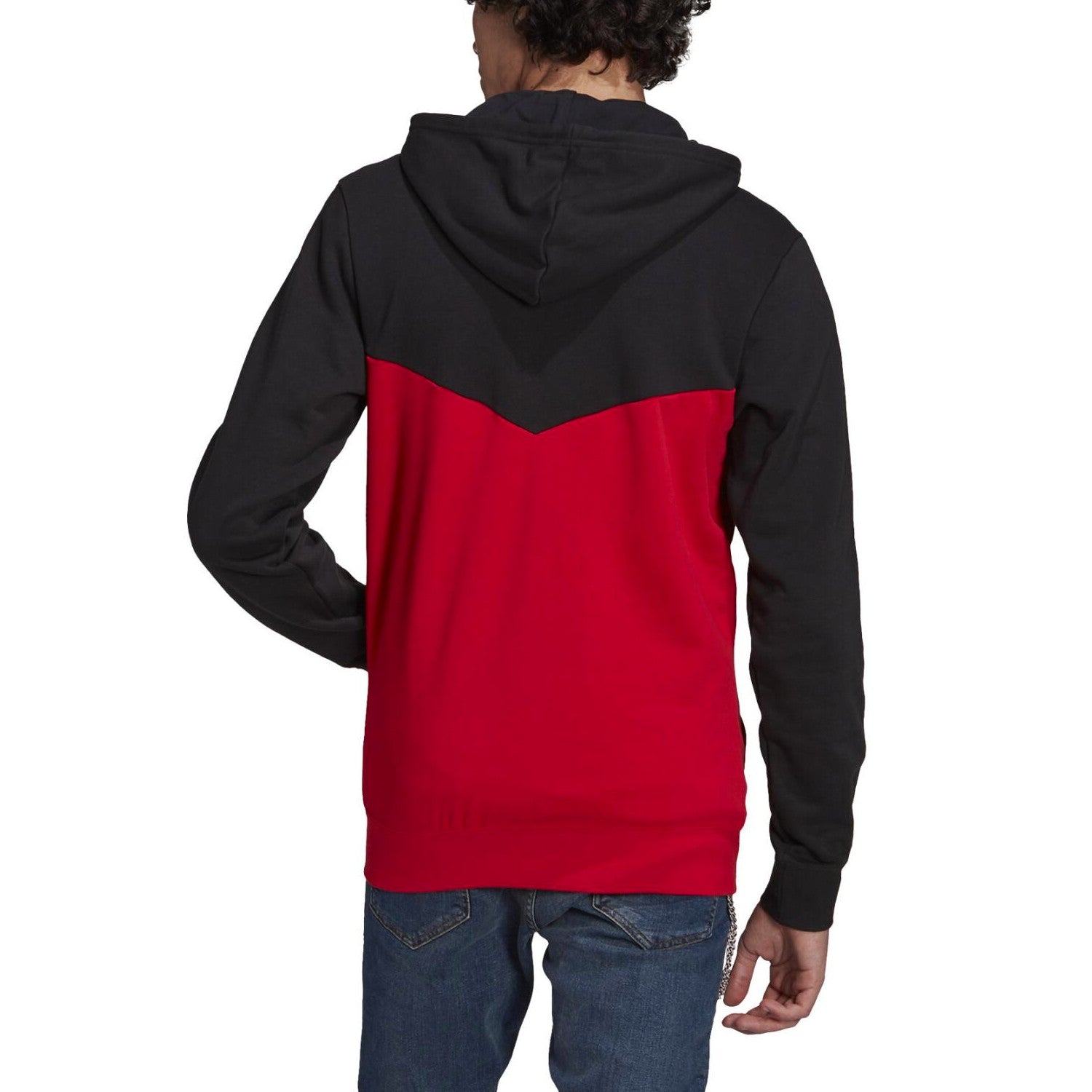 Manchester United Casual 3S hooded presentation jacket 2021/22 - Adidas