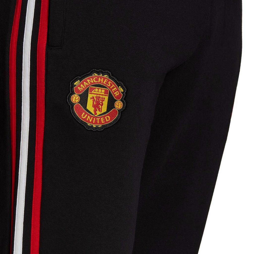 Manchester United Casual 3S black sweat pants 2022/23 - Adidas