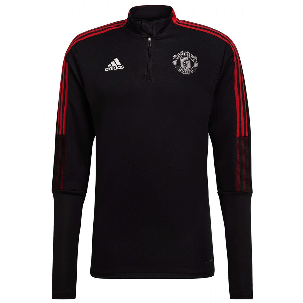 Manchester United black training technical tracksuit 2021/22 - Adidas