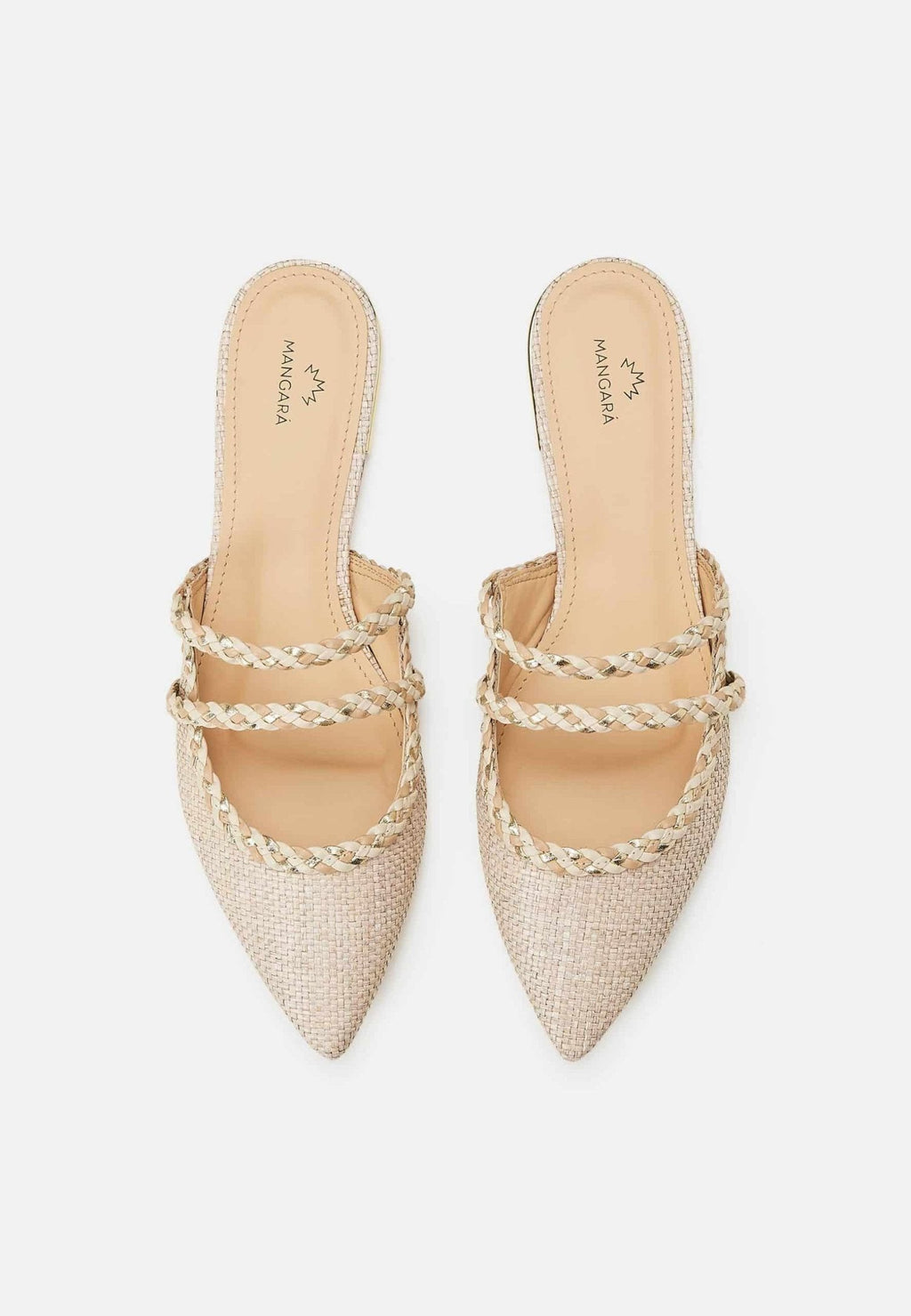 Mangará Amburana Women's Mules Beige - Sustainable
