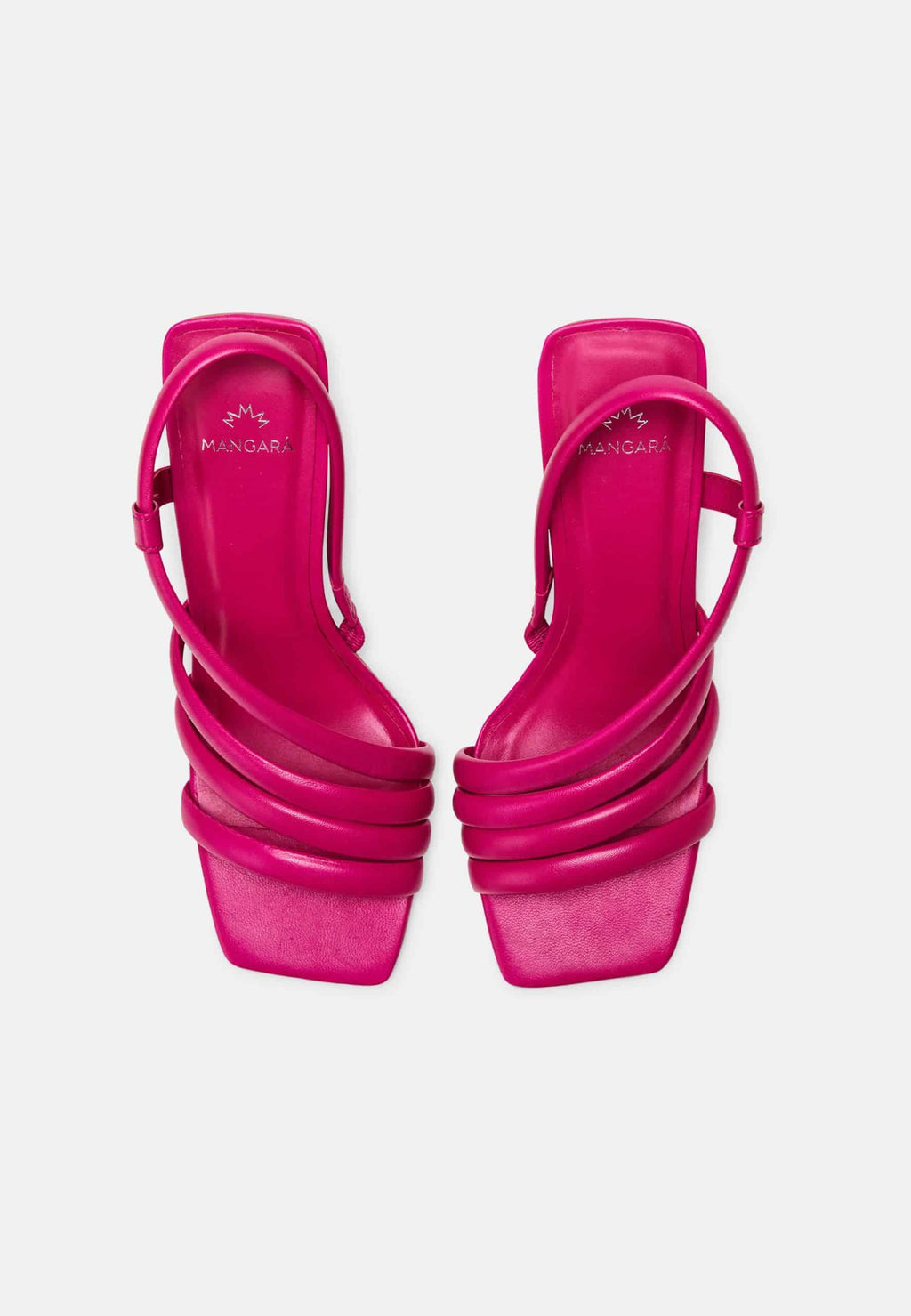 Pink Calf Leather Sandals Cedro – Women’s 8 cm Cylindrical Block Heel
