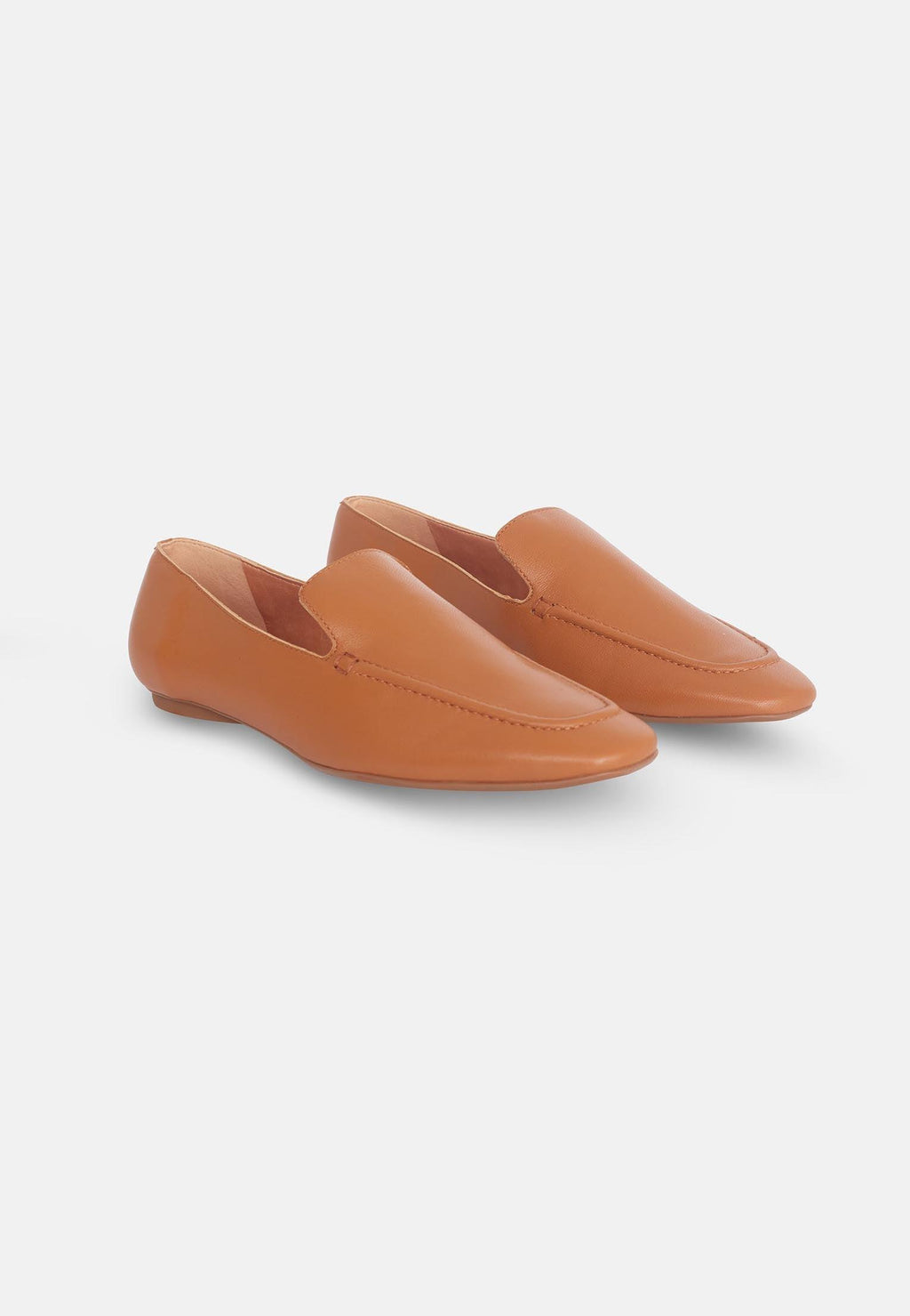 Clusia Women’s Loafers Brown Goat Leather – Flat Shoes
