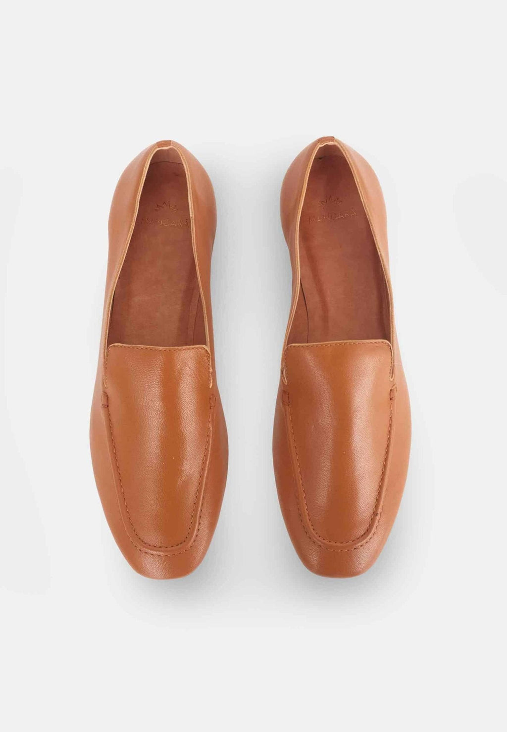 Clusia Women’s Loafers Brown Goat Leather – Flat Shoes