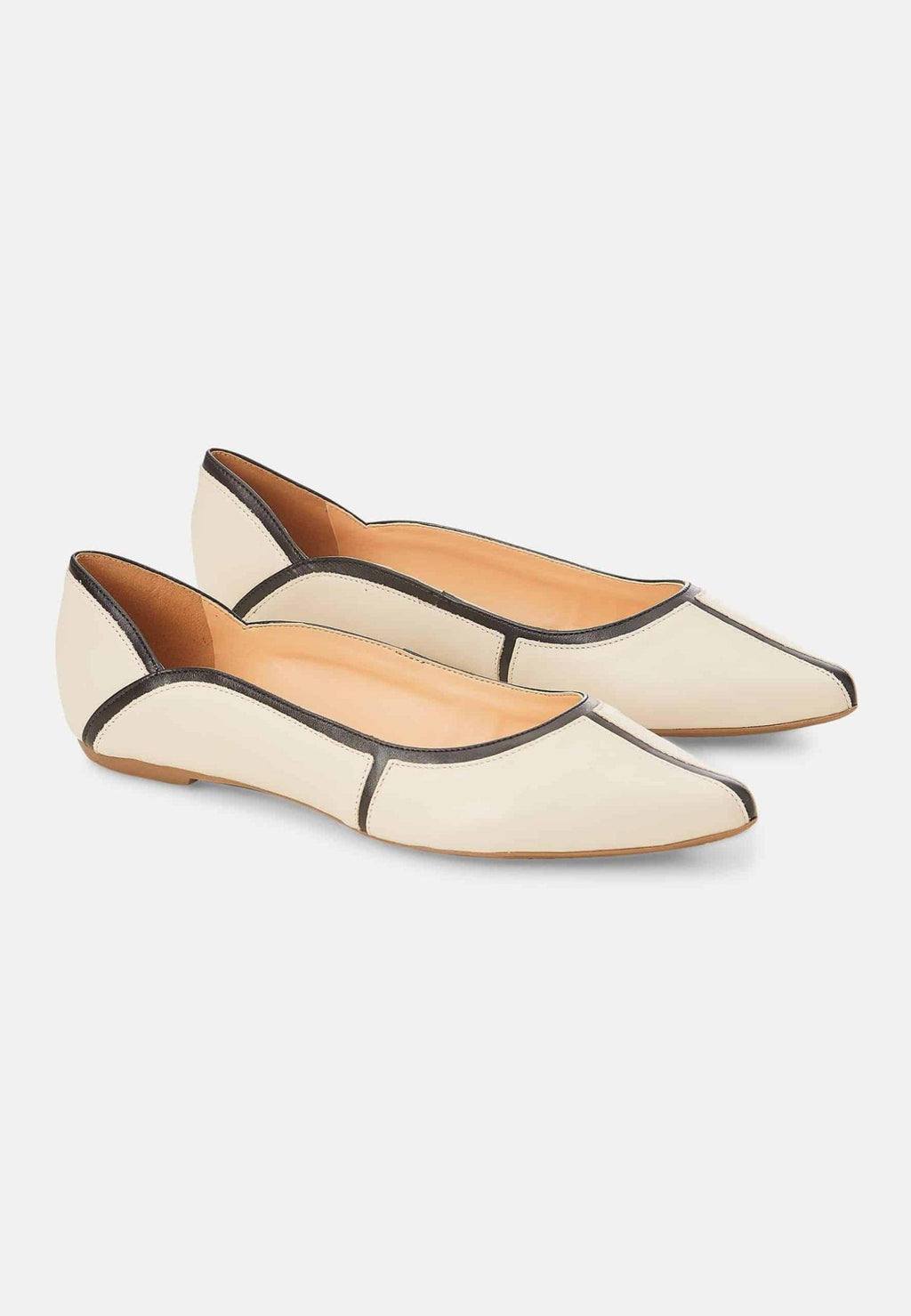 Beige Pitanga Women's Ballerinas