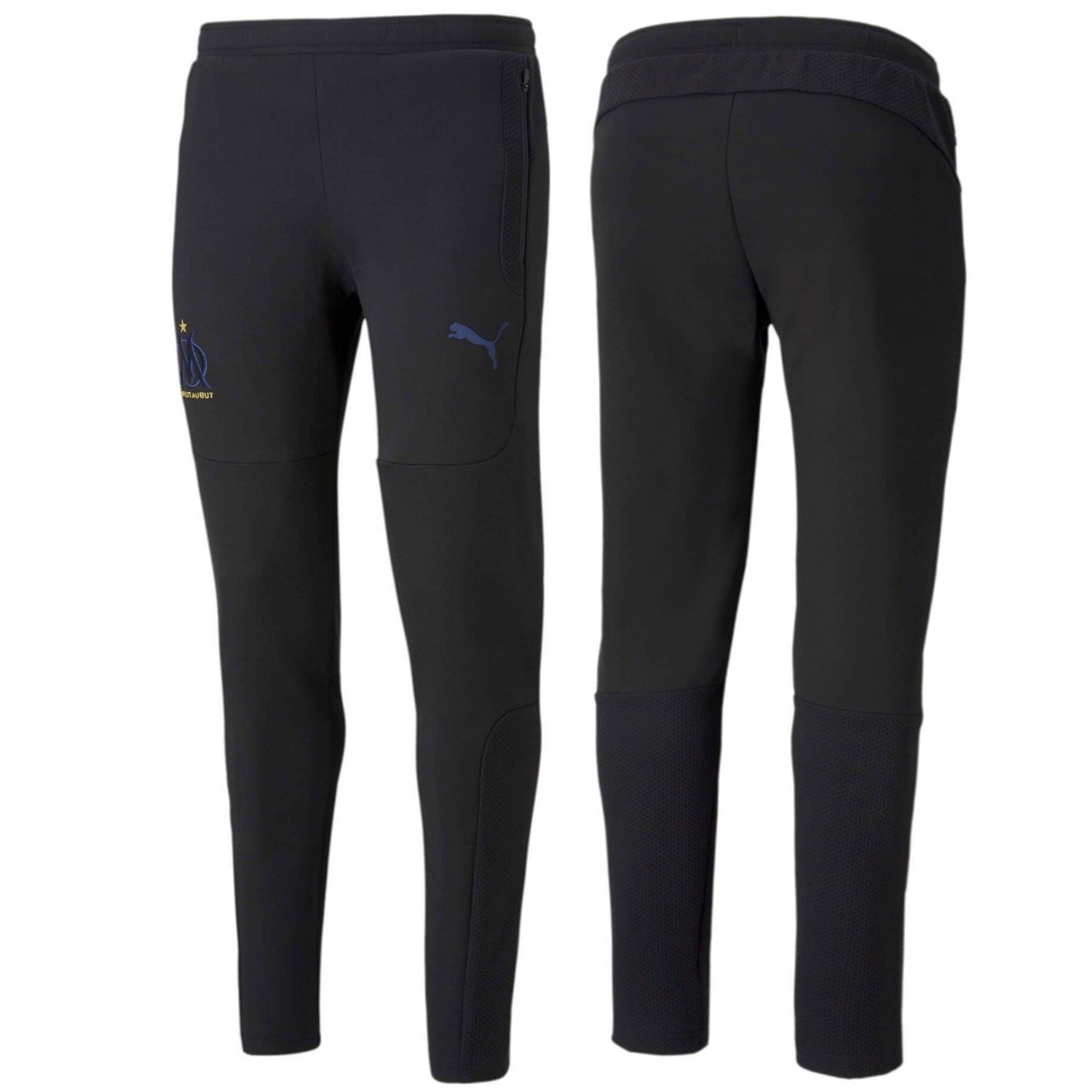 Olympique Marseille Casual presentation pants 2021/22 black - Puma