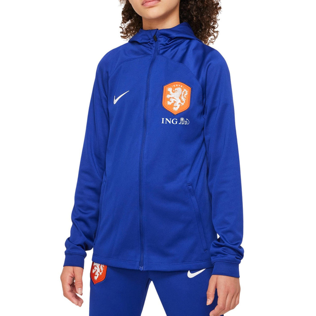 Kids - Netherlands hooded training presentation tracksuit 2022/23 - Nike
