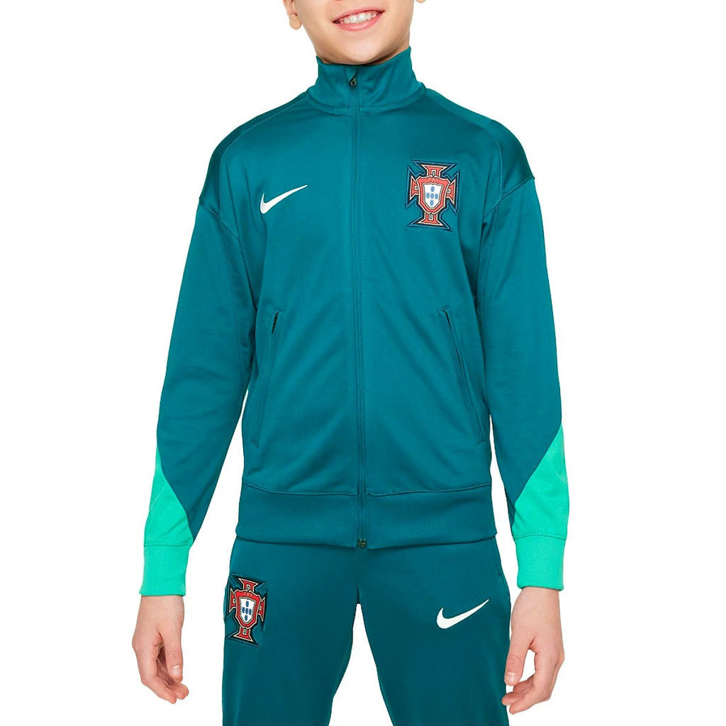 Kids - Portugal training presentation soccer tracksuit 2024/25 - Nike
