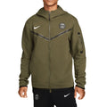 PSG Tech Fleece green/black presentation Soccer tracksuit 2022/23 - Nike
