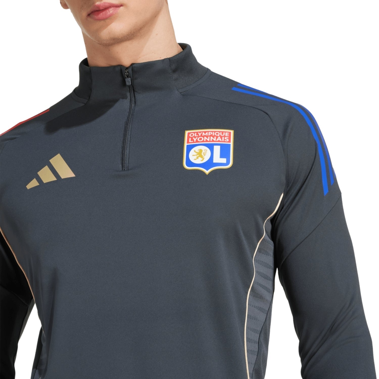 Olympique Lyon training technical soccer tracksuit 2025/26 - Adidas