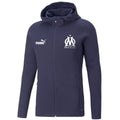 Olympique Marseille navy Casual hooded presentation tracksuit 2022/23 - Puma