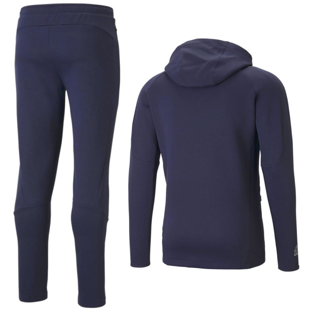 Olympique Marseille navy Casual hooded presentation tracksuit 2022/23 - Puma