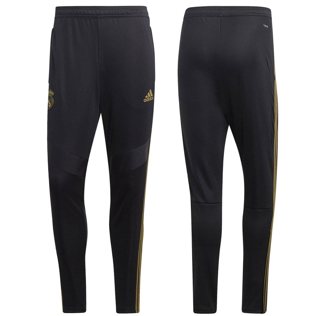 Real Madrid soccer black technical training tracksuit 2019/20 - Adidas