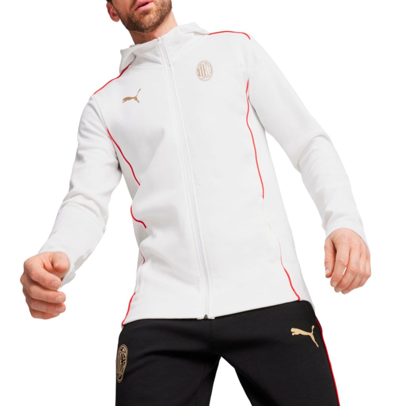 AC Milan Casual hooded presentation tracksuit 2024/25 - Puma