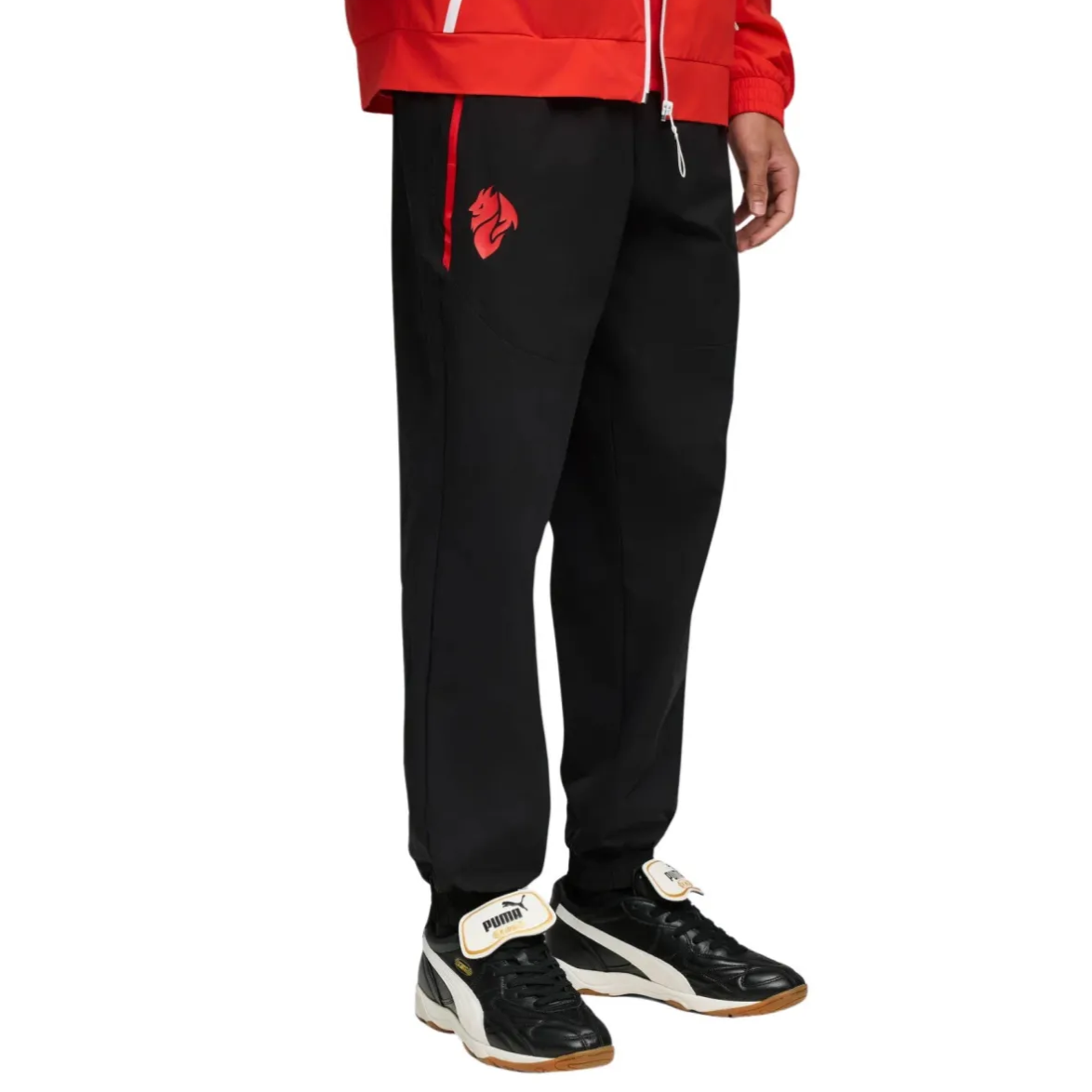 AC Milan black woven presentation soccer tracksuit 2025/26 - Puma