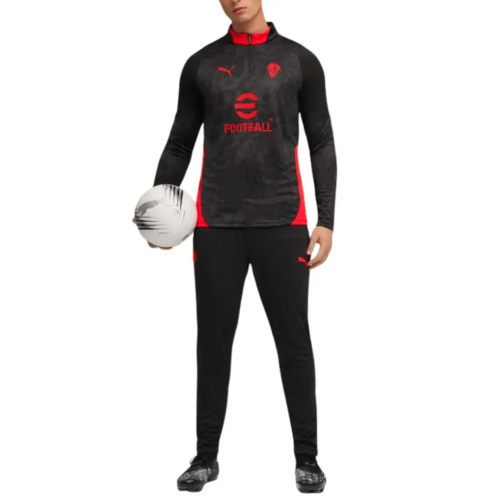 AC Milan black training technical soccer tracksuit 2025/26 - Puma