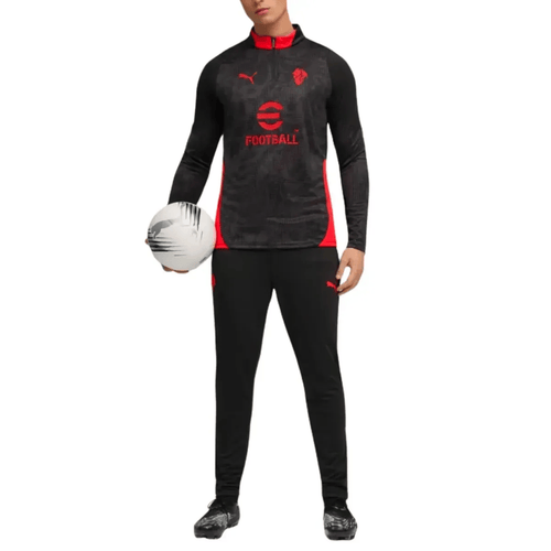 AC Milan black training technical soccer tracksuit 2025/26 - Puma
