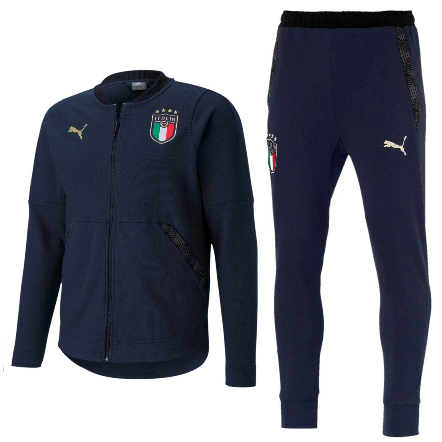 Kids - Italy navy Casual presentation tracksuit 2020/21 - Puma