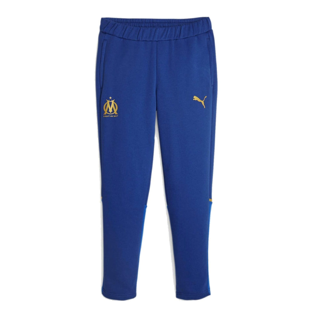 Olympique Marseille white/blue Casual hooded presentation tracksuit 2023/24 - Puma