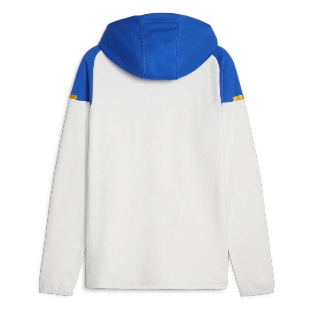 Olympique Marseille white/blue Casual hooded presentation tracksuit 2023/24 - Puma