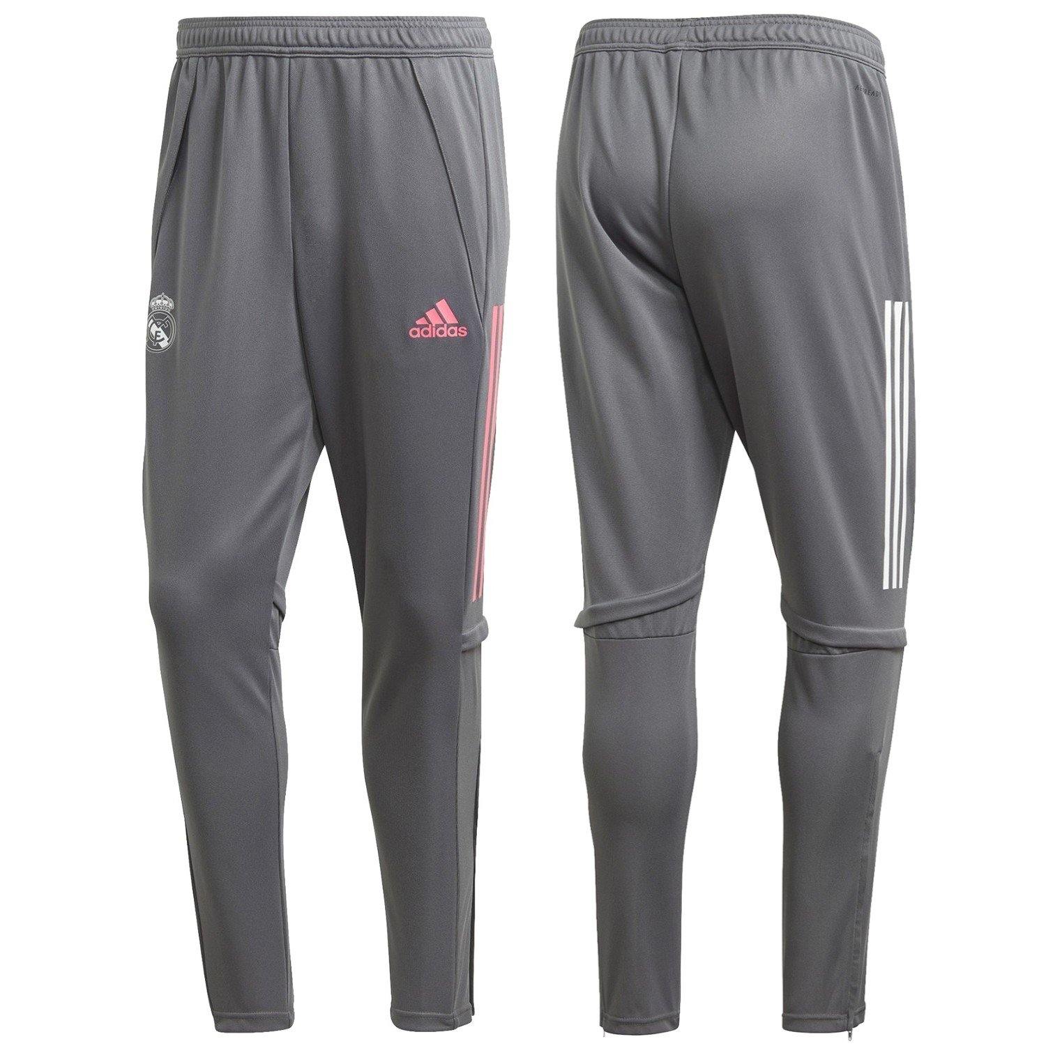 Real Madrid soccer grey technical training tracksuit 2020/21 - Adidas