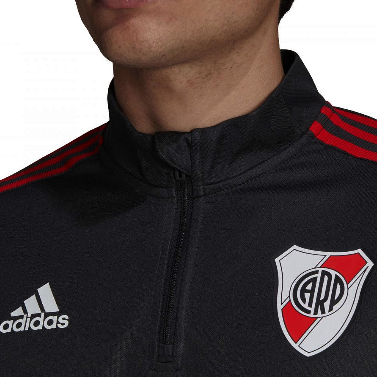 River Plate black training technical Soccer tracksuit 2021/22 - Adidas