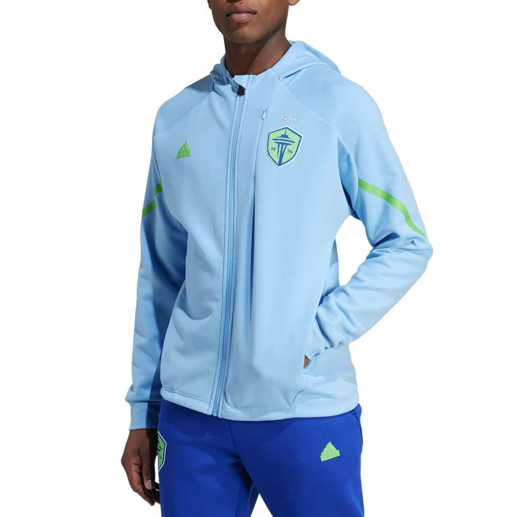 Seattle Sounders pre-match presentation soccer tracksuit 2023/24 - Adidas