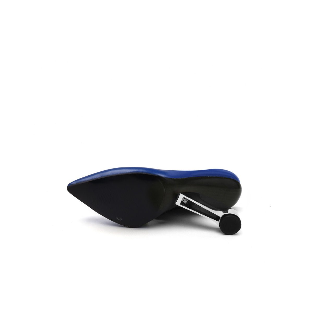 Sleek Pointed Toe Glass Heel Pumps