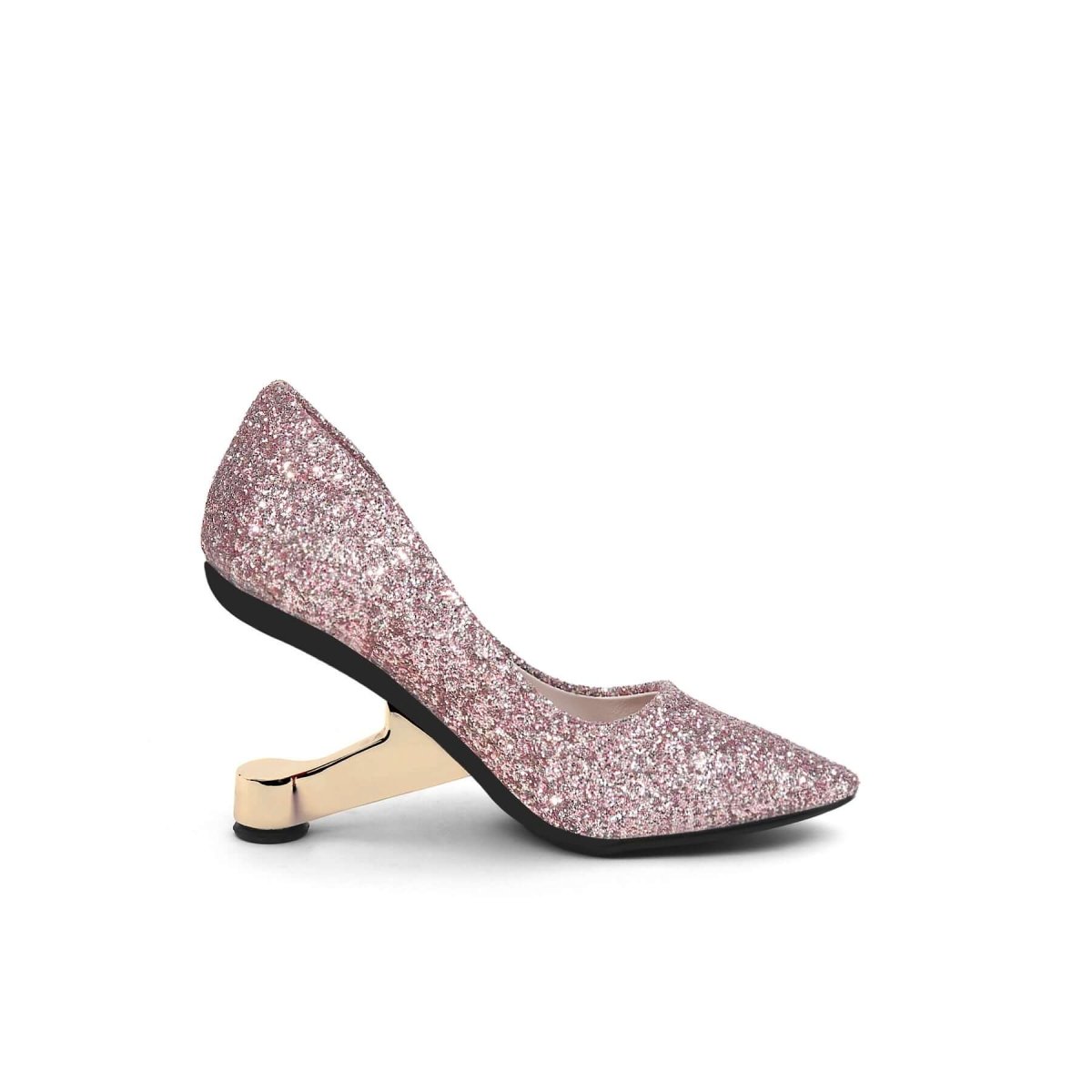 Sparkling Glitter Pointed Toe Pumps